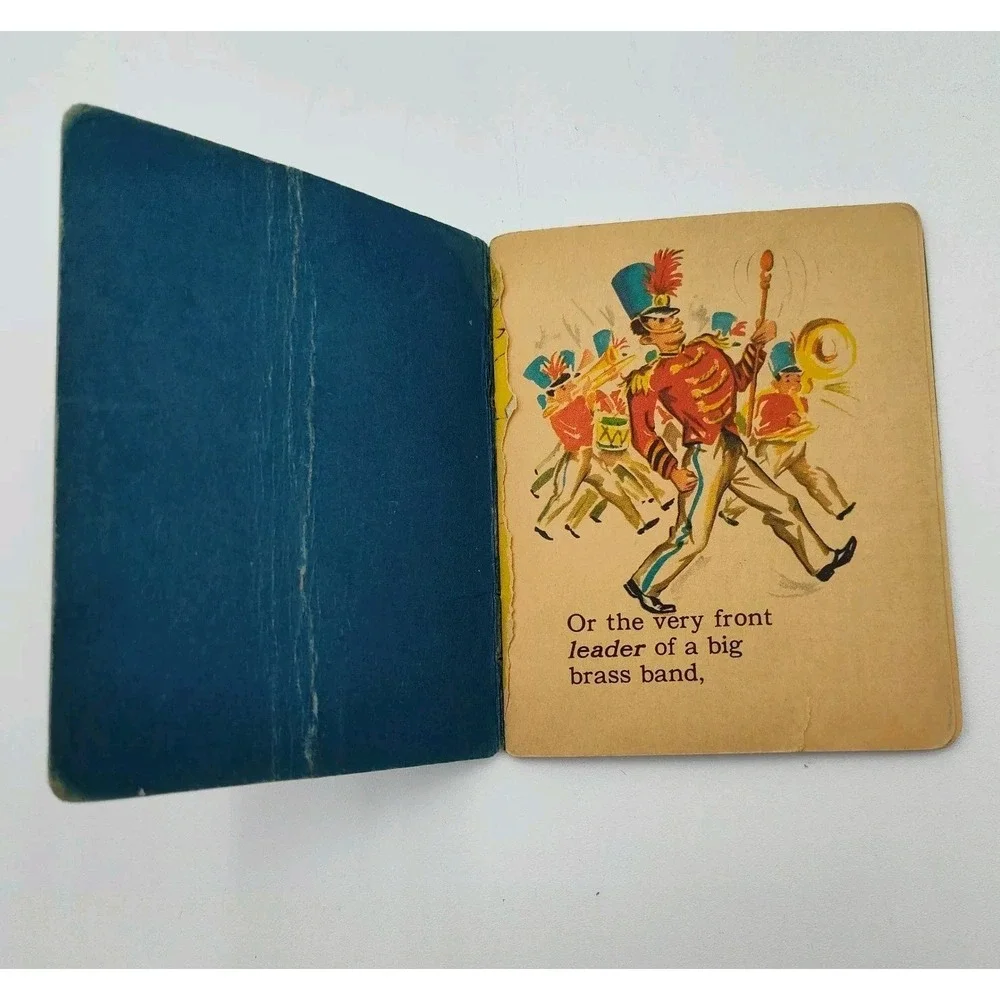 1949‎ Tiny Tales When I Grow Up VTG Whitman Children's Book📸SEE PIC📏